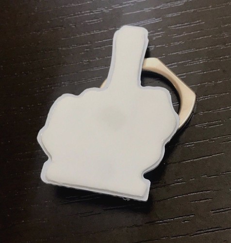 For Mobile Cell Phone 360° Rotating Middle Finger Ring Holder Phone Stand Metal - 第 7/18 張圖片