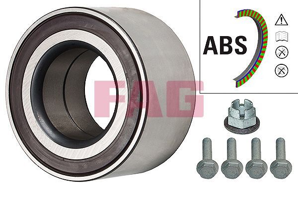 Schaeffler Fag 713 6122 60 Radlagersatz FüR Porsche-image