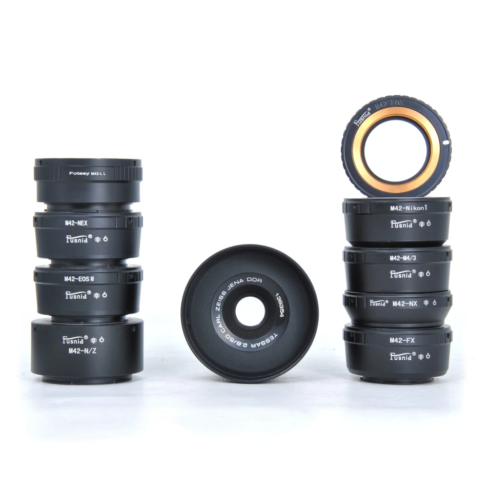 Carl Zeiss Jena DDR Tessar 50mm F2.8 Cine Mod para sua montagem! - Imagem 2 de 4