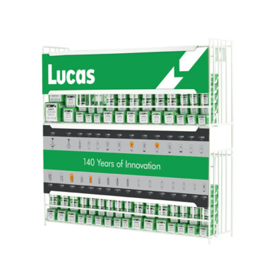 Lucas Automotive Car Bulb Stand 140 bulbs Motor Factor Workshop Garage ...