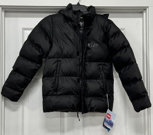 HELLY HANSEN ' JR VISION PUFFER JACKET ' REGULAR FIT ' BLACK ' SIZE 152/12 - Picture 3 of 5