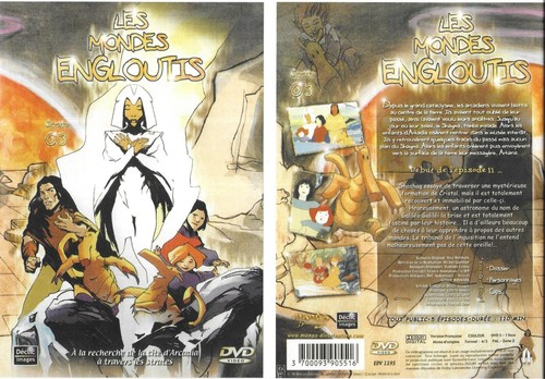 DVD - LES MONDES ENGLOUTIS ( DESSIN ANIME CARTOON - MANGA ) / COMME