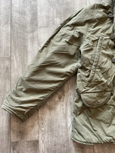 Chaqueta Parka De Colección Abercrombie & Fitch N-3B Tipo A Envejecida Talla M Verde - Imagen 2 de 19