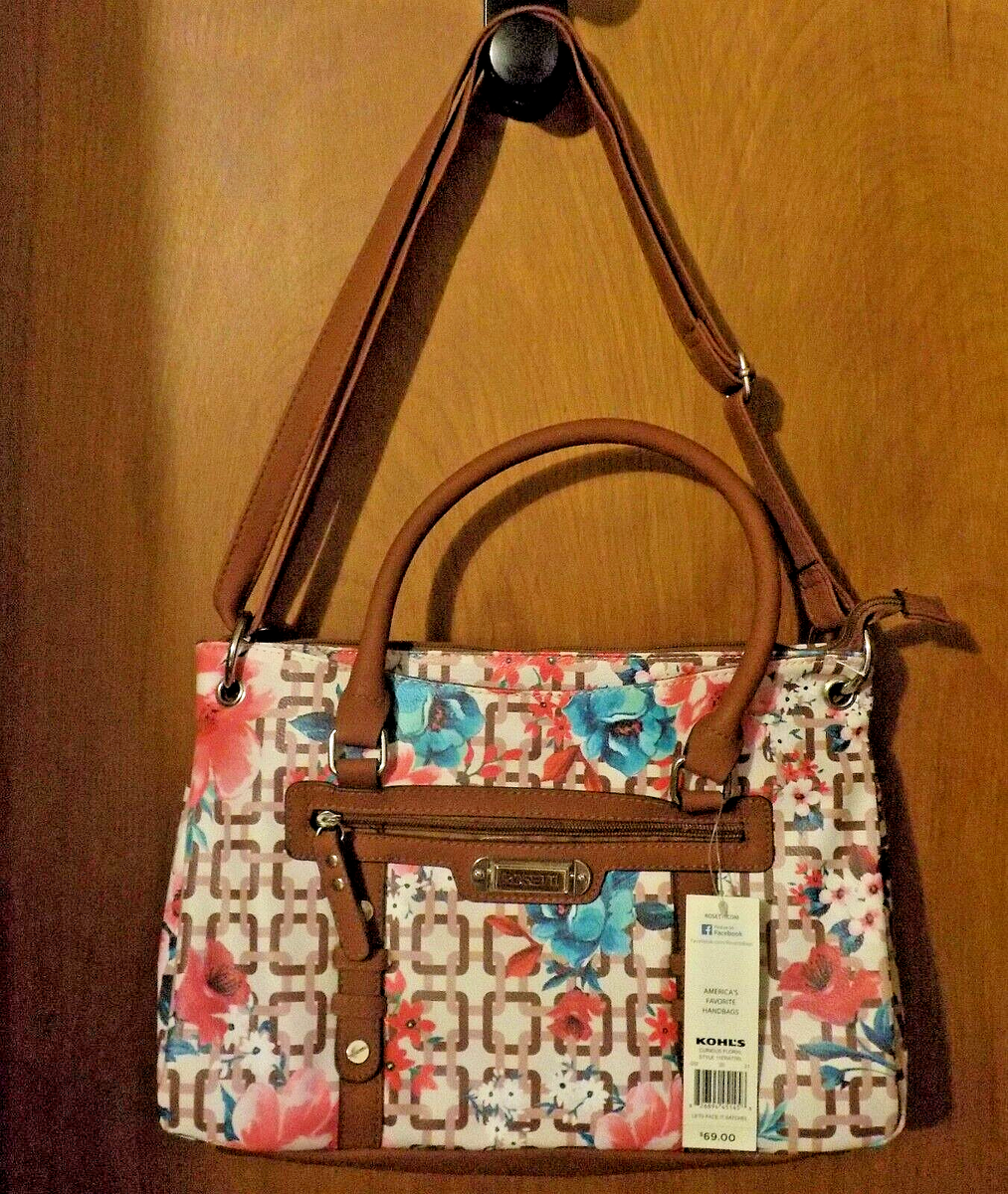 Rosetti Curious Floral Lets Face It Satchel Purse NWT Retail $69