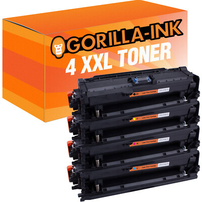 4 Toner XXL für HP CE260X CE261A CE262A CE263A Color LaserJet CP 4025 DN CP4025N
