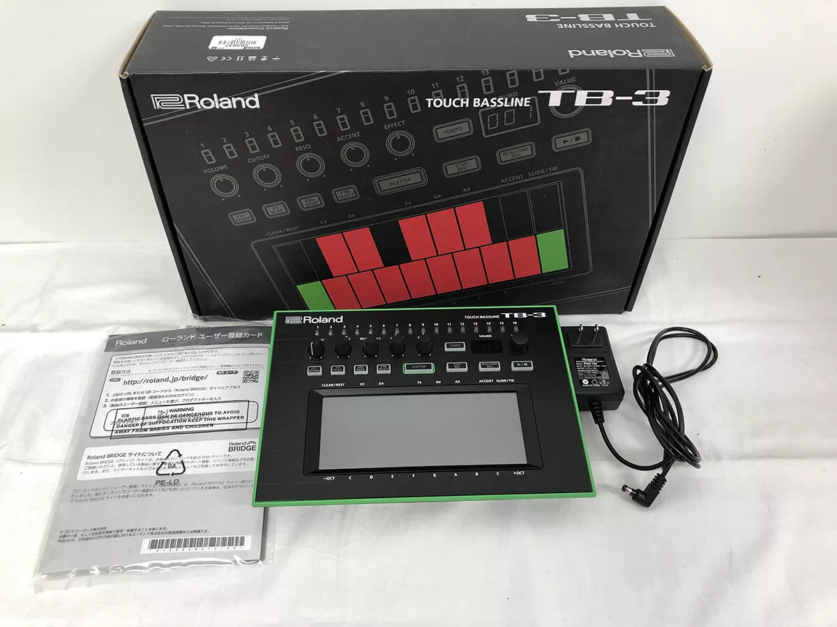 Roland AIRA TB-3 Touch Bassline synthesizer MIDI In Working Order