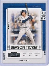2021 Panini Contenders Season Ticket #37 Joey Gallo - Texas Rangers - MINT