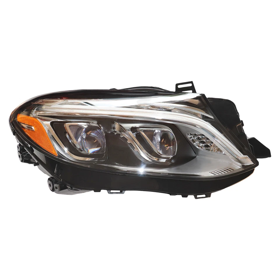 Front LED Headlight Assembly For 2016-2019 Mercedes Benz GLE W166 Passenger Side Foto 3 de 4