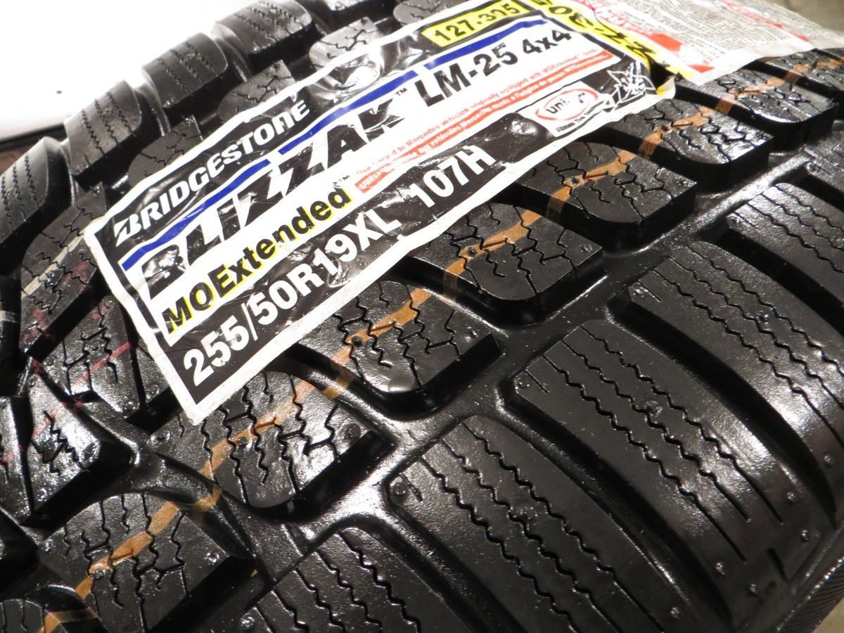 NEW 1 ONE BRIDGESTONE BLIZZAK LM-25 LM25 4X4 MOE RFT 255/50R19 255