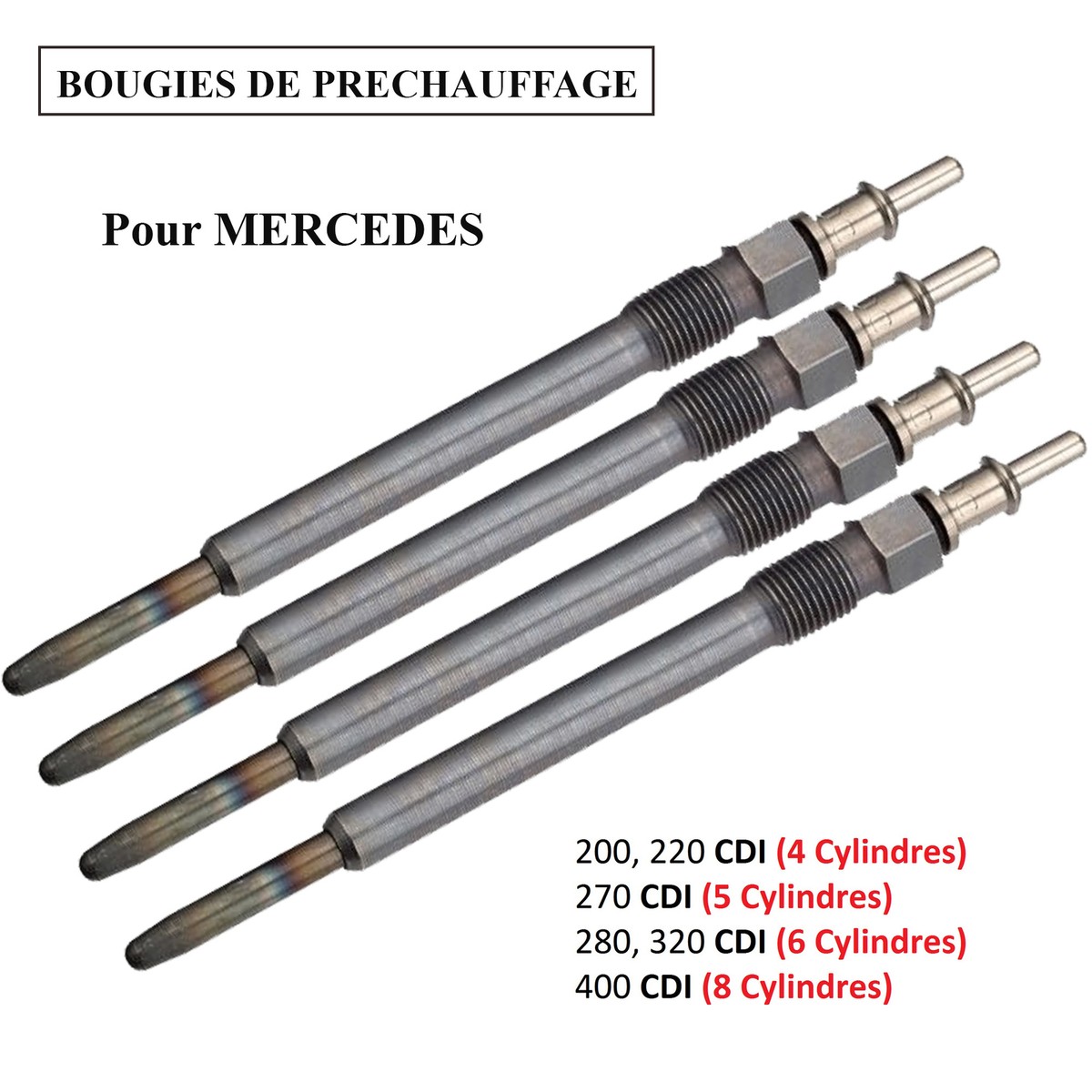 Bougie appropriées pour Mercedes W203 iridium et platinum - Prix avantageux Bougie appropriées pour Mercedes W203 iridium et platinum - Prix avantageux