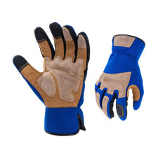 Vgo 1Pair Men Garden Gloves,Safety Work Gloves,Puncture-proof,Thornproof(SL7475)