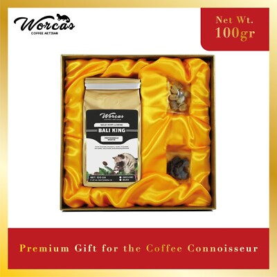 Worcas Bali King コーヒー 100g Worcas 100g Luwak Premium Bali King