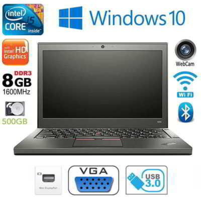 Sonderaktion Lenovo X250 Core i5 max. 2.9Ghz 4GB 500GB Win 10 2 Jahre Garantie