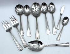 Reed  Barton BROOKSHIRE Stainless Flatware Set of 10 SERVING PIECES - NEW 