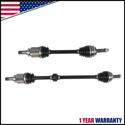 Pair 2 for Pontiac Vibe Toyota Matrix Corolla 1.8L 2009-2018 Front CV Axle Shaft