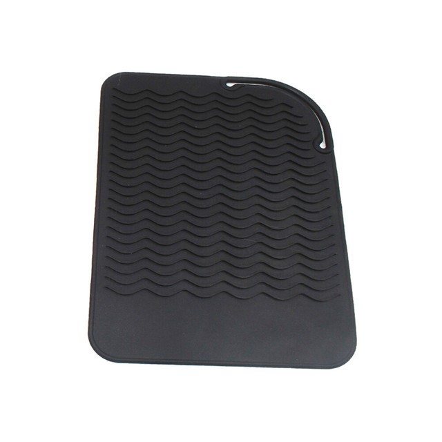 Hair Straightener Heat Resistant Mat Travel Wave Silicone Curling Iron