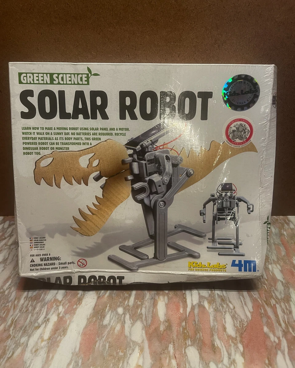 Solar Robot Kit 4M Green Science Kidz Labs Engineering Robotics