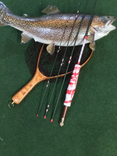 6’6”, 4pc, 3wt, Moderate Fast Action Fly Rod - Afbeelding 1 van 2