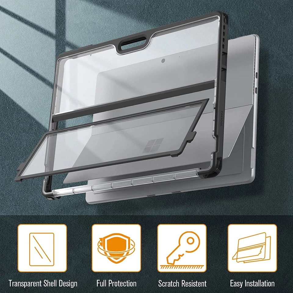 For 13 Inch Microsoft Surface Pro 11 2024/Pro 10 / Pro 9 Shockproof Rugged Cover - Image 3 of 4