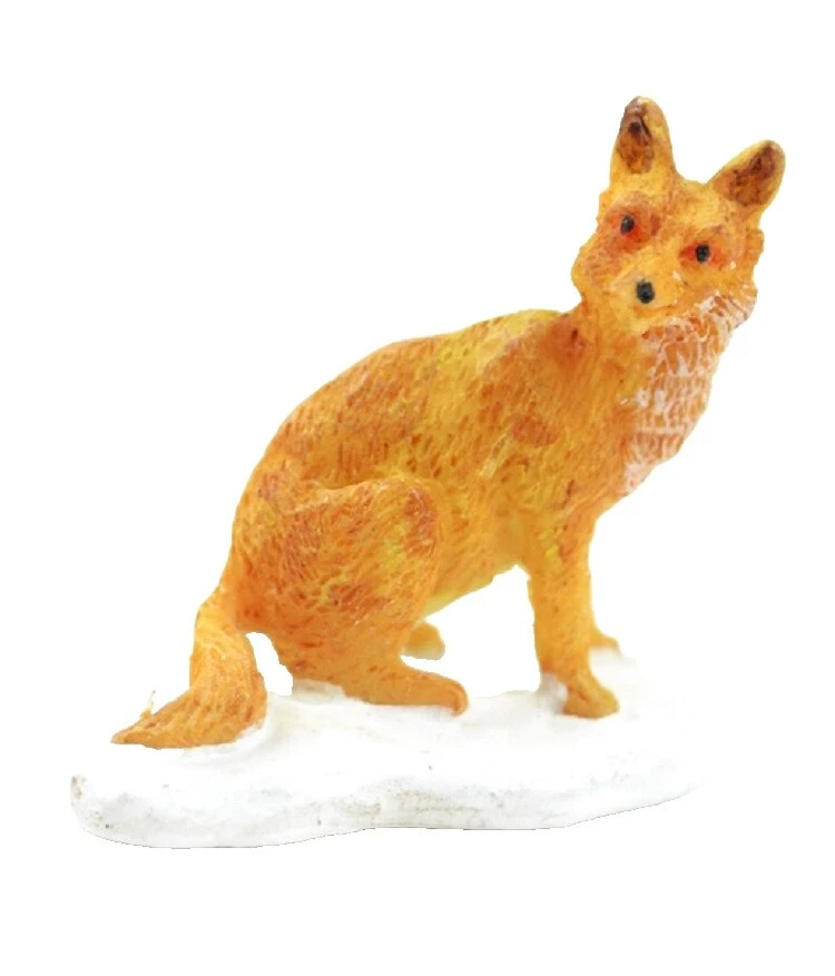 Fox Adornos De al aire libre en miniatura y estatuas