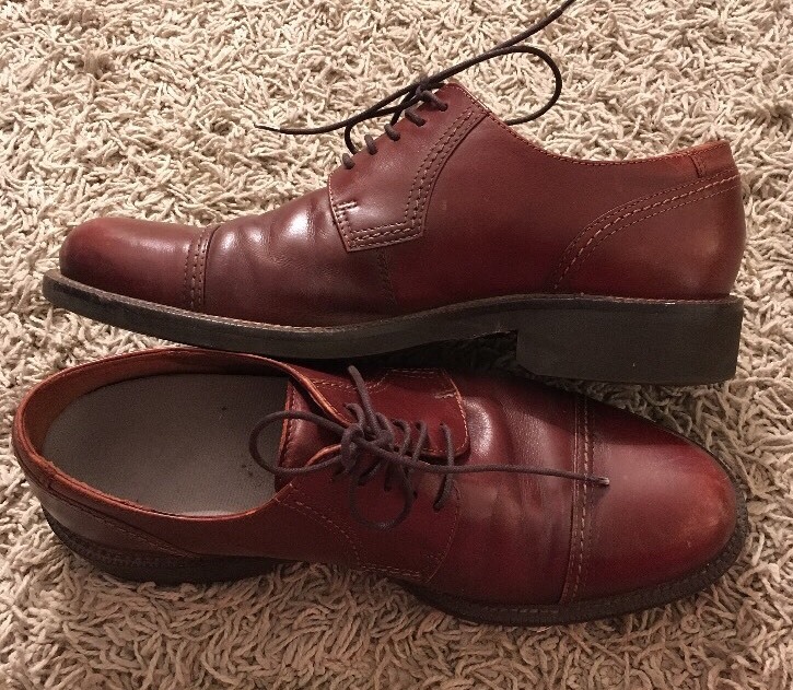 Mens Ecco Lace Up  Dress Shoes Brown SZ 42 EXTRA WIDTH Amazon.com | ECCO Men main image 4