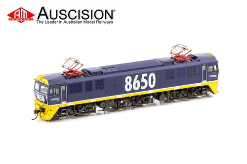 Auscision (86-18) 8650 Tri-Bogie, FreightCorp Blue- DC Locomotive - HO Scale - 第 2/2 張圖片