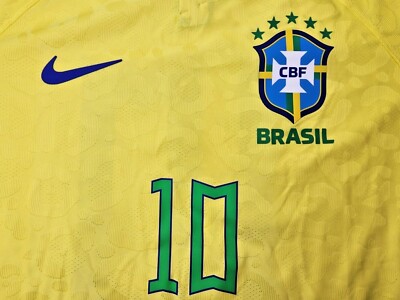 Brazil 2022 Home Authentic Dri-Ft ADV Jersey Yellow Neymar #10