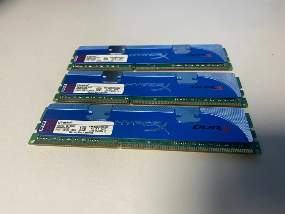 Kingston Hyper 6GB DDR3 Desktop Memory KHX1600C9D3K3/6GX - Image 4 of 4