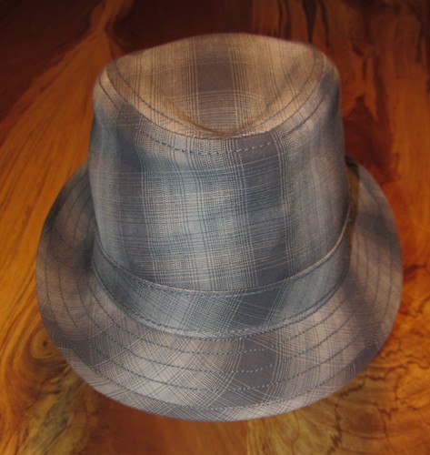Zara Mens Fedora Hat, Gray I Size M/L 