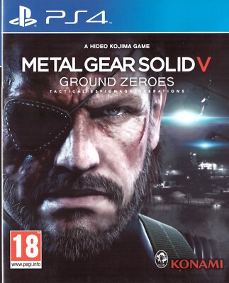 Metal Gear Solid V: Ground Zeroes Sony PlayStation 4 PS4 Actionspiel
