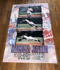 NY METS 2000 29x44 inch SUBWAY POSTER REY ORDONEZ Rare