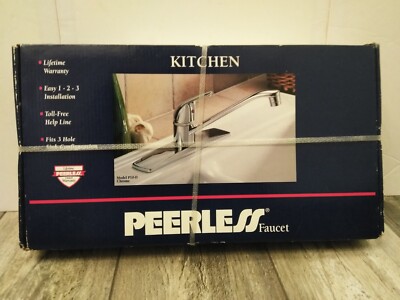 N.O.SPeerless Single Handle Kitchen Faucet Chrome  Model P10 -D Factory Sealed