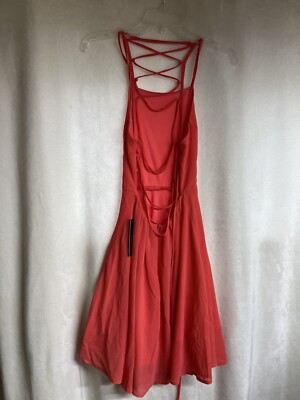 Lulu Ladies Womens Watermelon Red Dress size S | eBay