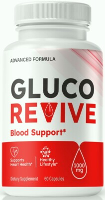 #ad GlucoRevive Blood Health Capsules to Support Blood Sugar amp; Pressure 60ct $19.95