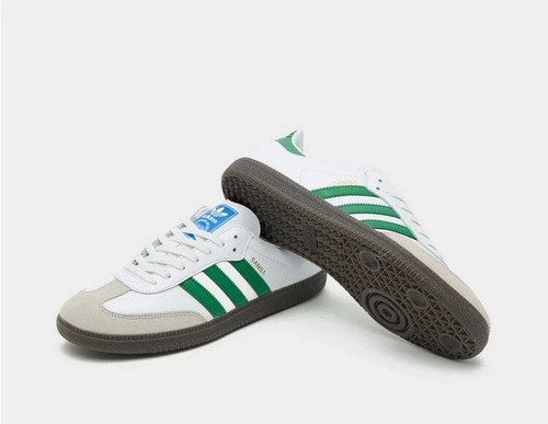 Adidas Originals Samba OG En Blanco Y Verde Talla UK 8.5 - Imagen 5 de 7