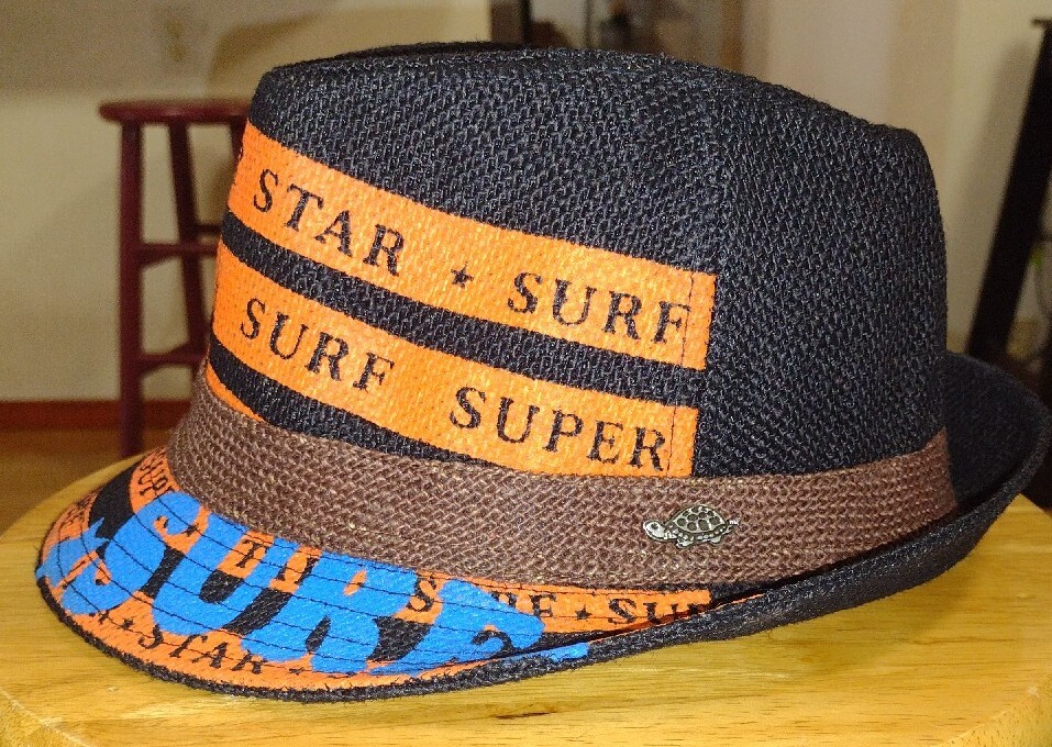 Fedora Linen Hat Size S/M Pamoa Surf Super Star 100% Linen New With Tag-image