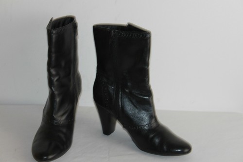Bottines NAF NAF Simili Cuir Noir à Talons T 37 BE - Imagen 3 de 10