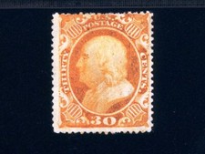 Scott 38 NG FVF US 1860 Franklin Stamp SCV $700