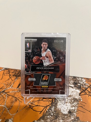 2016-2017 Devin Booker Spectra Basketball Triple Threat Materials Game Worn /149 - Picture 2 of 2