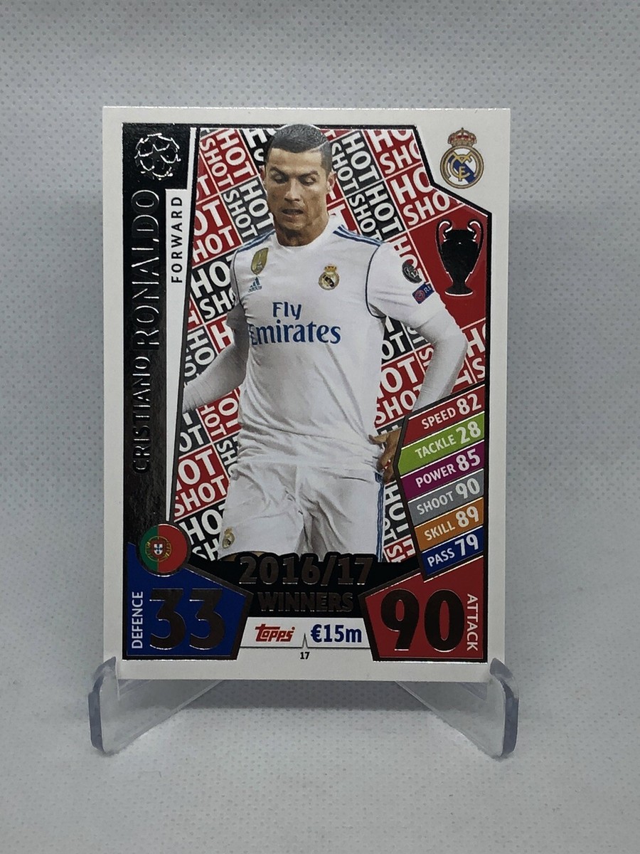 Cristiano Ronaldo TOPPS 2016/2017 WINNERS Match Attax | eBay