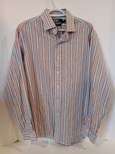 Polo Ralph Lauren Mens L Shirt Regent Custom Long Sleeve Button Up Stripe