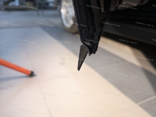 4 pcs custom Lower Mtech door trim weatherstrip kit for BMW E34 + video review - Picture 4 of 8
