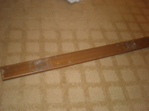 VINTAGE 1964 CHRIS CRAFT CRUISER MAHOGANY DINETTE TABLE 30" LONG MOUNTING BOARD - 第 1/6 張圖片