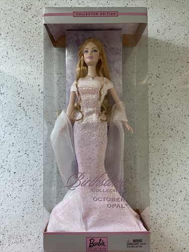 Mattel Barbie 2002 Birthstone Collection - October Opal Barbie Doll