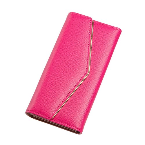Women Trifold Leather ID Card Holder Long Wallet Clutch Billfold Checkbook Purse - Picture 18 of 19