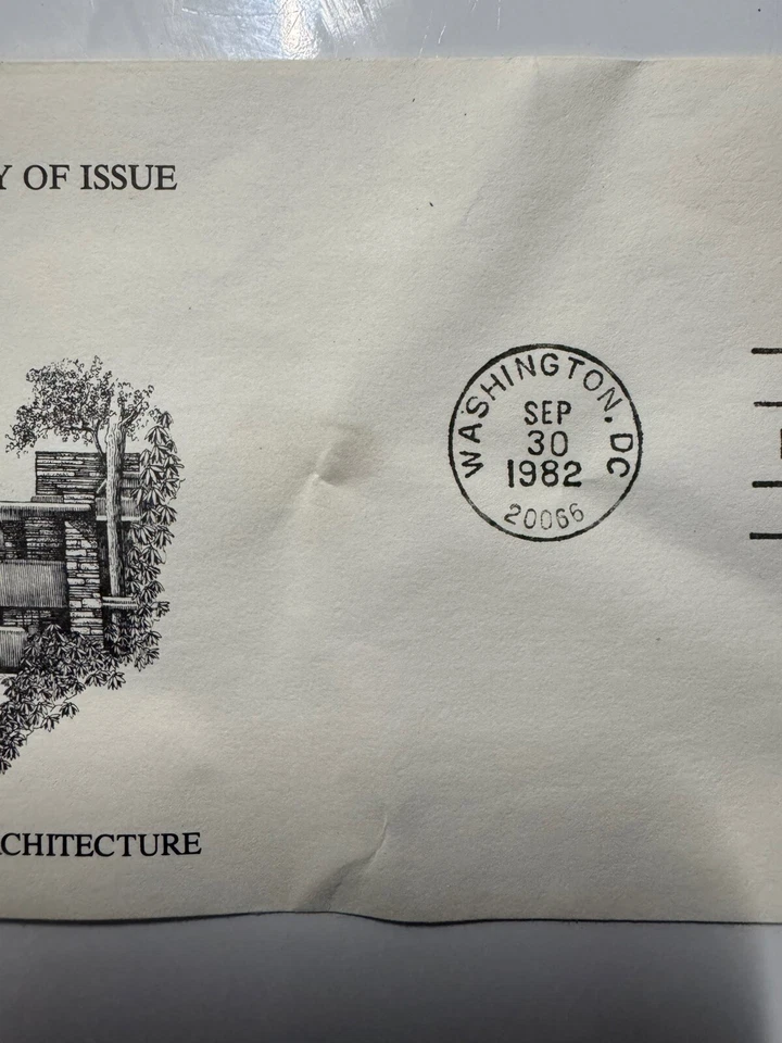 US First Day Cover 1982 American Architecture Illinois Institute Of Technology - Image 3 of 4