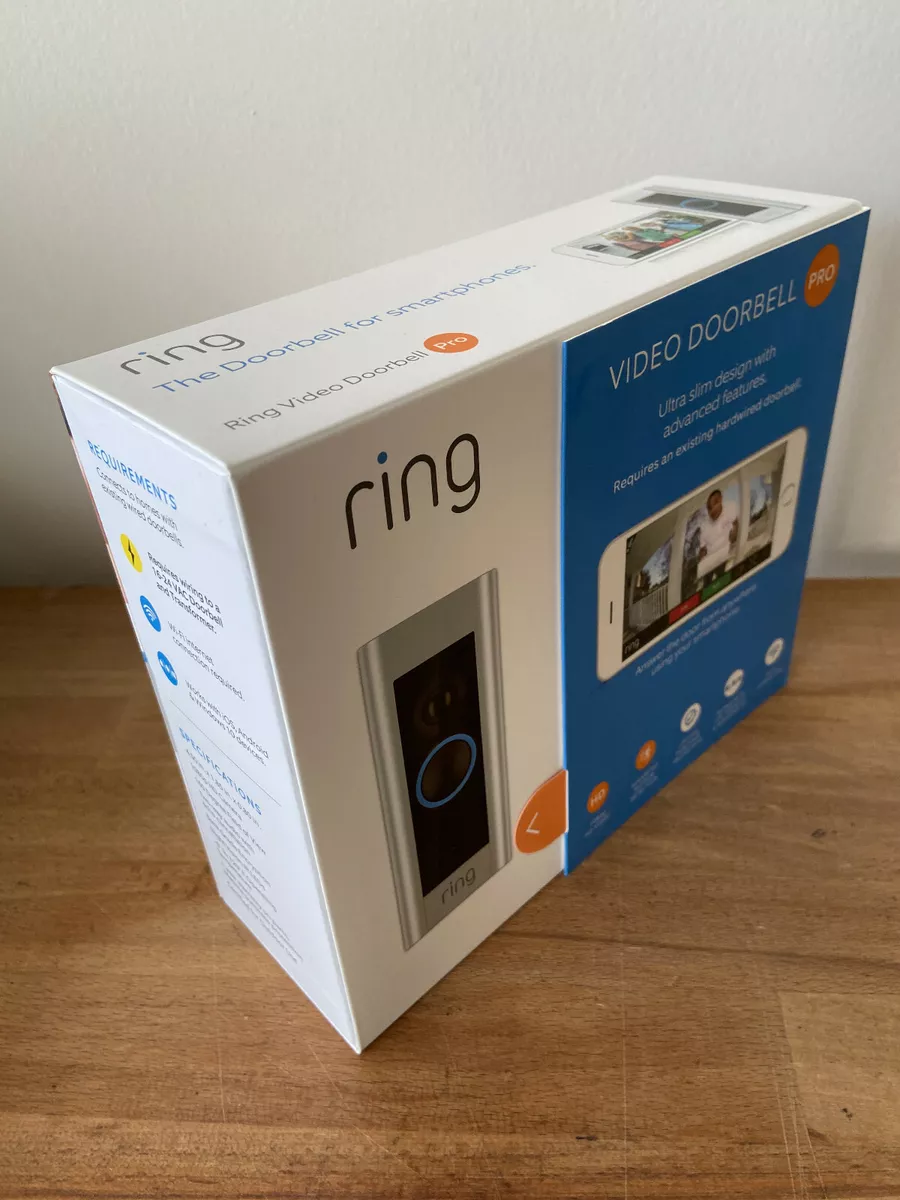 NEW Retail Package Ring Video Doorbell Pro 1080P Video Motion Activated Alerts