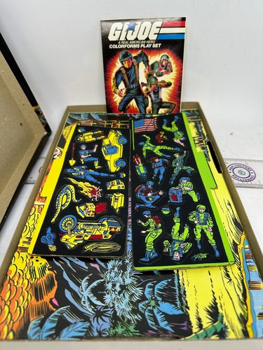 Vintage 1982 G.I. Joe Colorforms Play Set Clean Complete In The Box - Picture 4 of 4