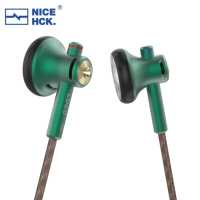 NiceHCK EB2S 3.5mm Metal CNC HIFI Earbud 15.4mm LCP Dynamic Music Vocal Ear
