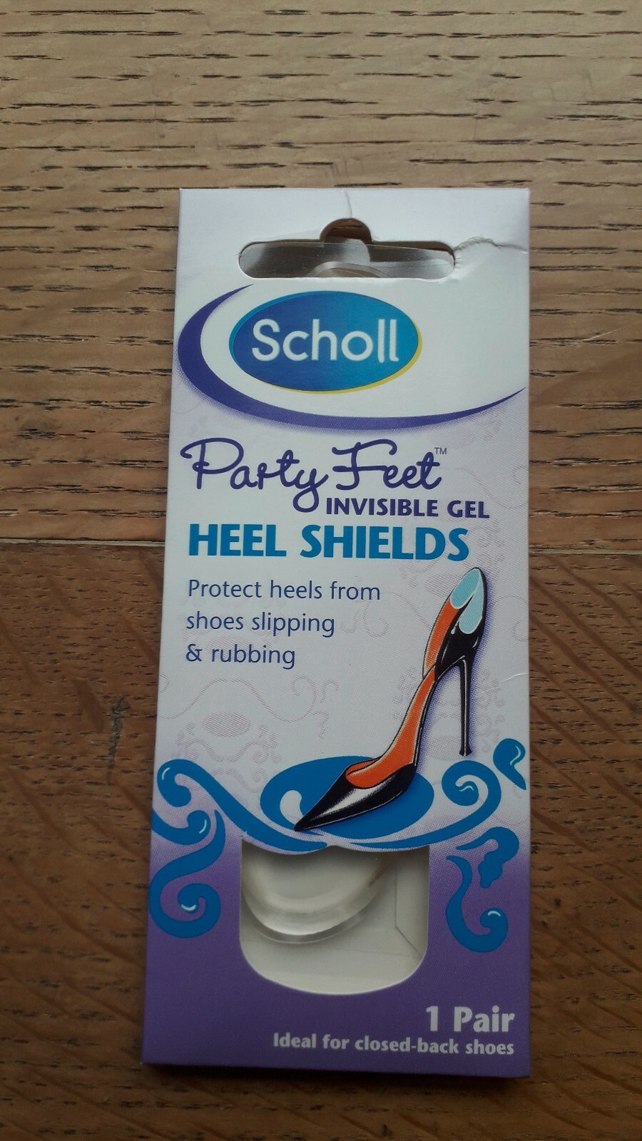 scholl heel shields